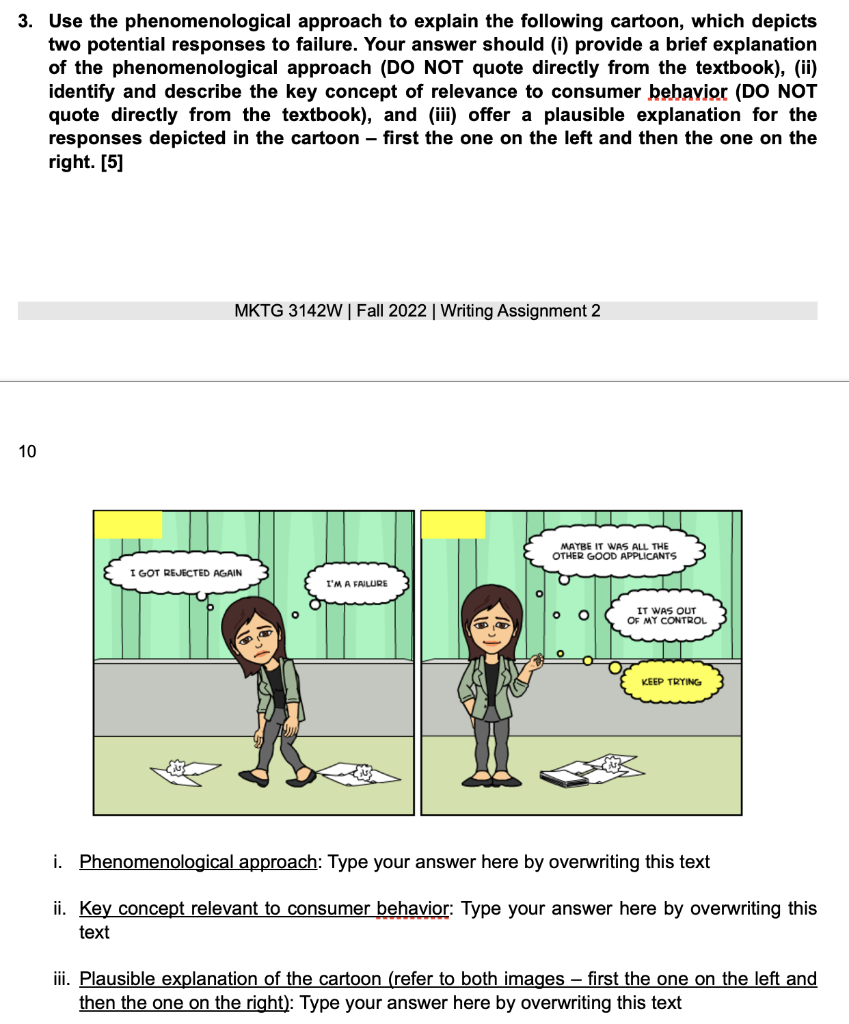 Solved 3 Use The Phenomenological Approach To Explain The Chegg