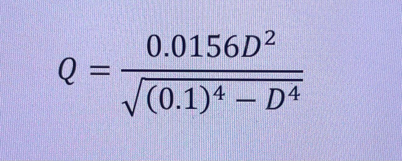 Solved 3 51 Water Flows Through The Pipe Contraction Shown Chegg