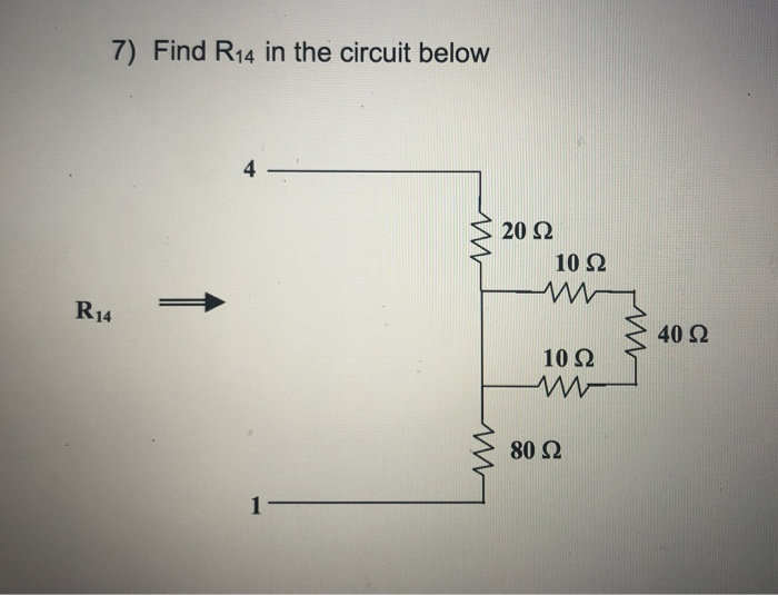 Solved Find R In The Circuit Below R Chegg