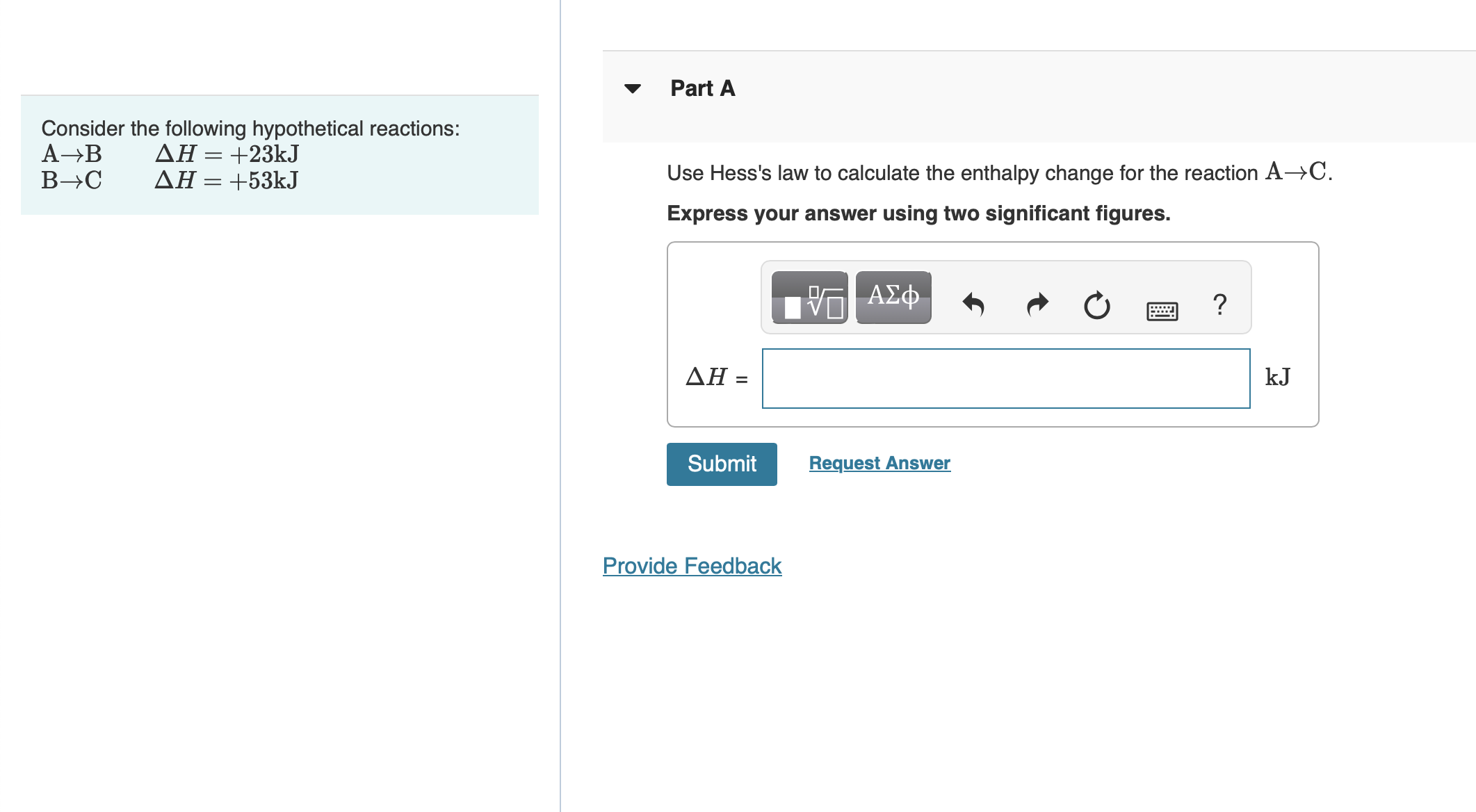 Solved Consider The Following Hypothetical Reactions Ab Chegg