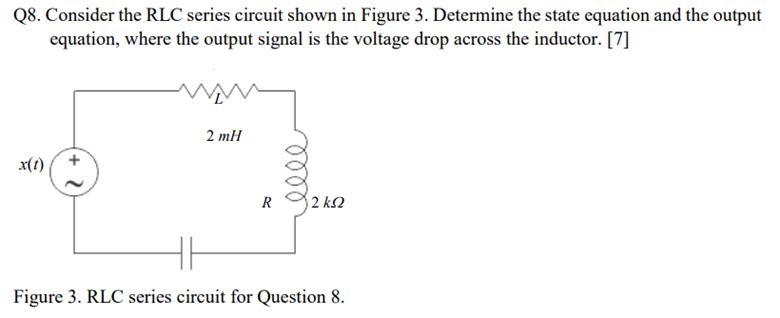 Solved Consider The Rlc Series Circuit Shown In Figure Chegg