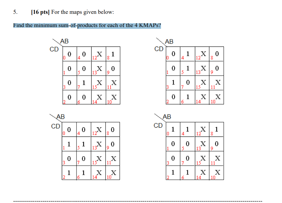 Solved Pts For The Maps Given Below Find The Chegg