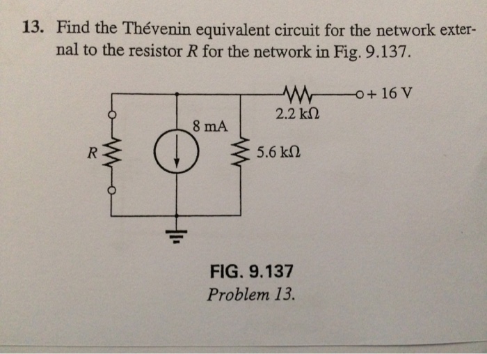 Solved SECTION 9 3 Thévenin s Theorem 9 a Find the Chegg