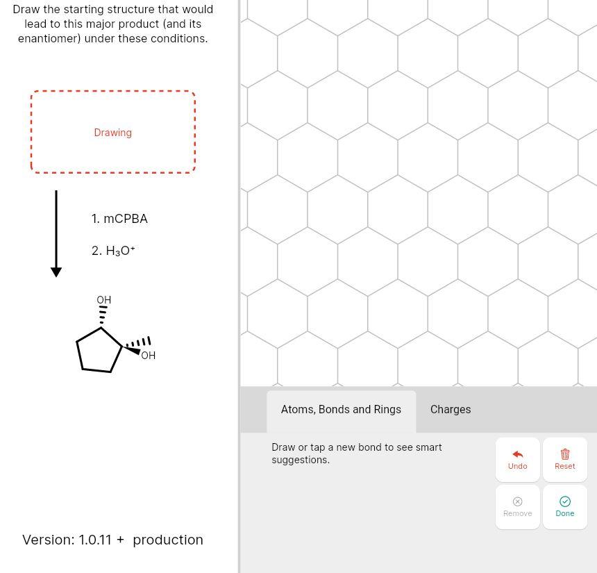 Solved Draw The Starting Structure That Would Lead To This Chegg