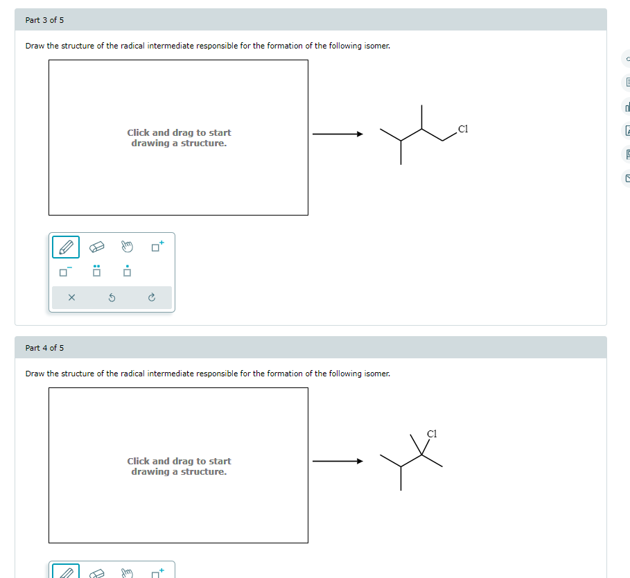 Solved Photochemical Chlorination Of The Alkane Below Gave A Chegg