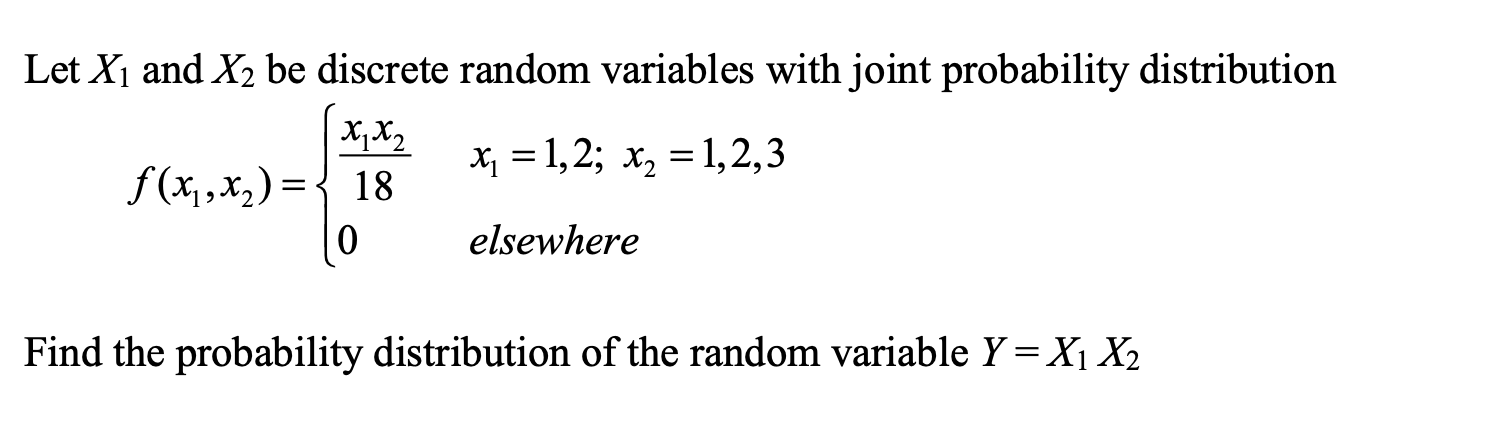 Solved Let X And X Be Discrete Random Variables With Joint Chegg