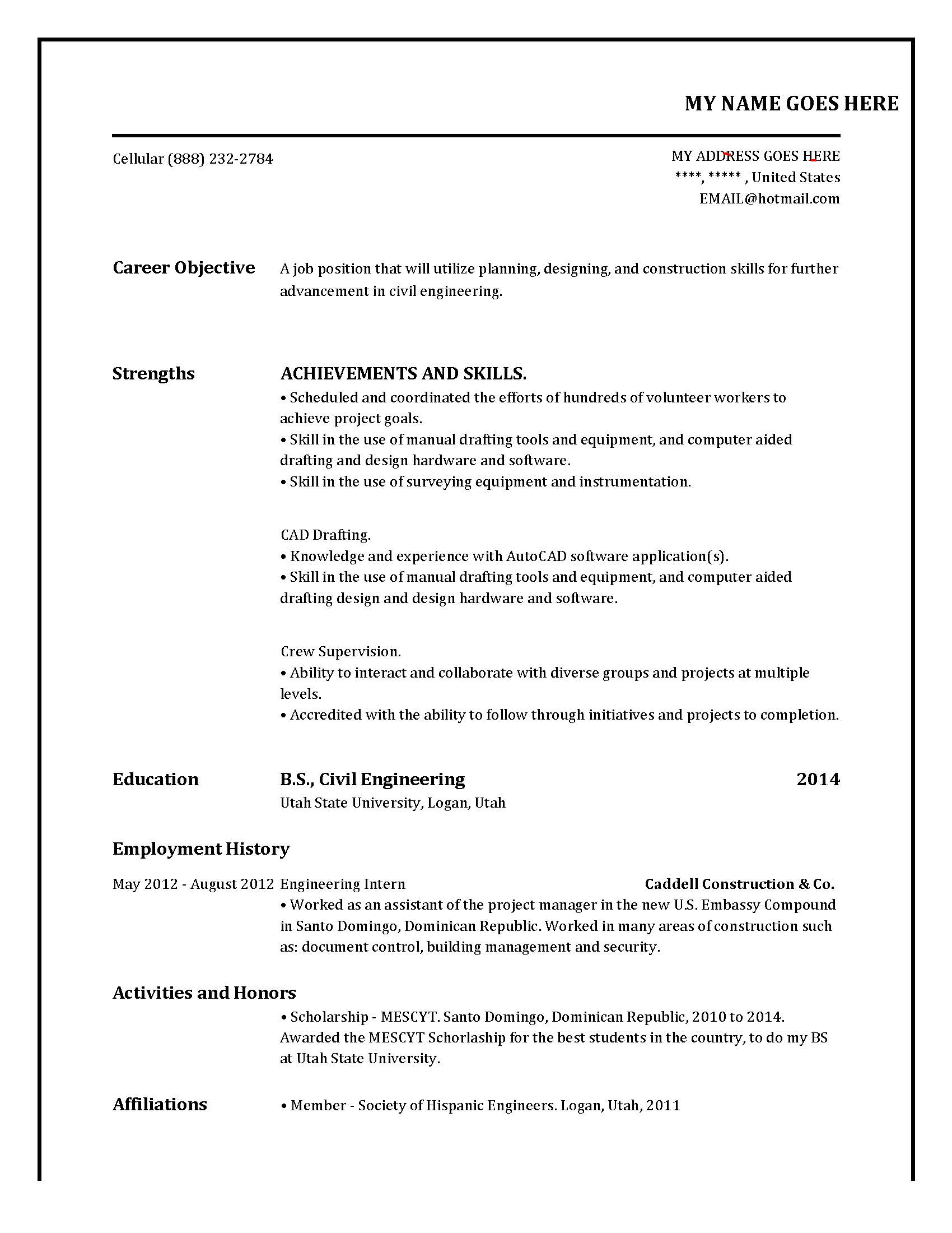 How should i write my resume