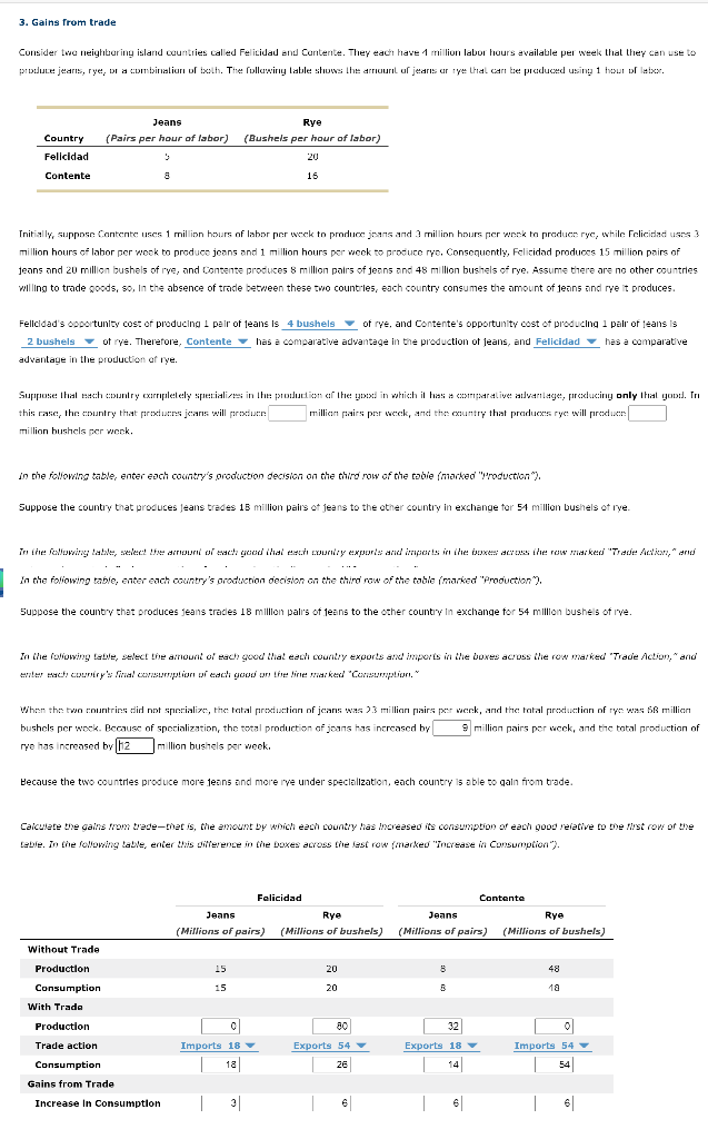 Solved Gains From Trade Consider Two Neighboring Island Chegg