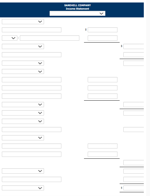 Solved Current Attempt In Progress In Its Income Statement Chegg