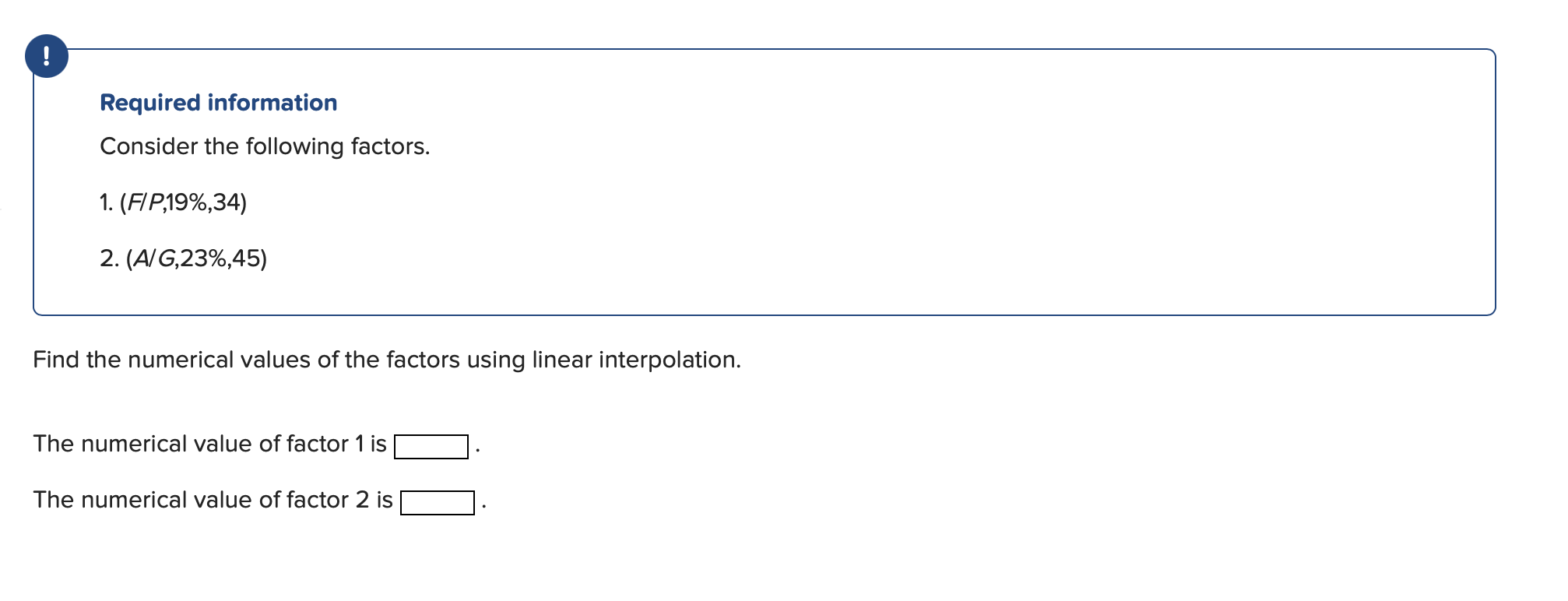 Solved Required Information Consider The Following Chegg