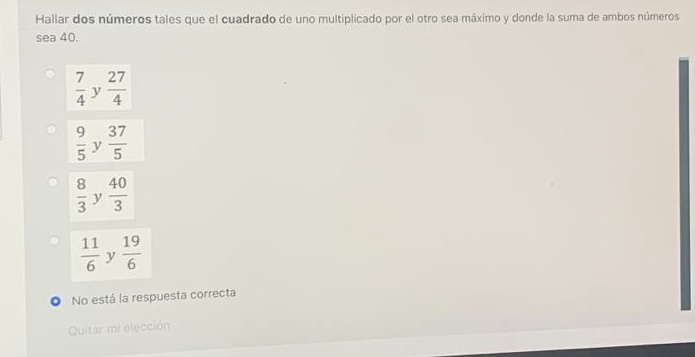 Solved Hallar dos números tales que el cuadrado de uno Chegg