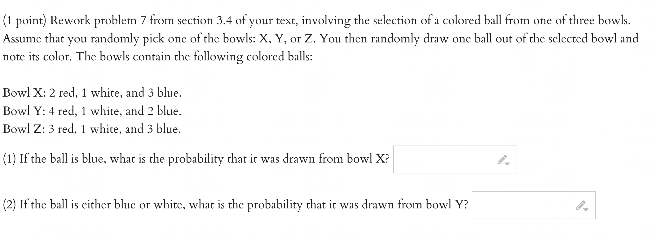 Solved Point Rework Problem From Section Of Your Chegg