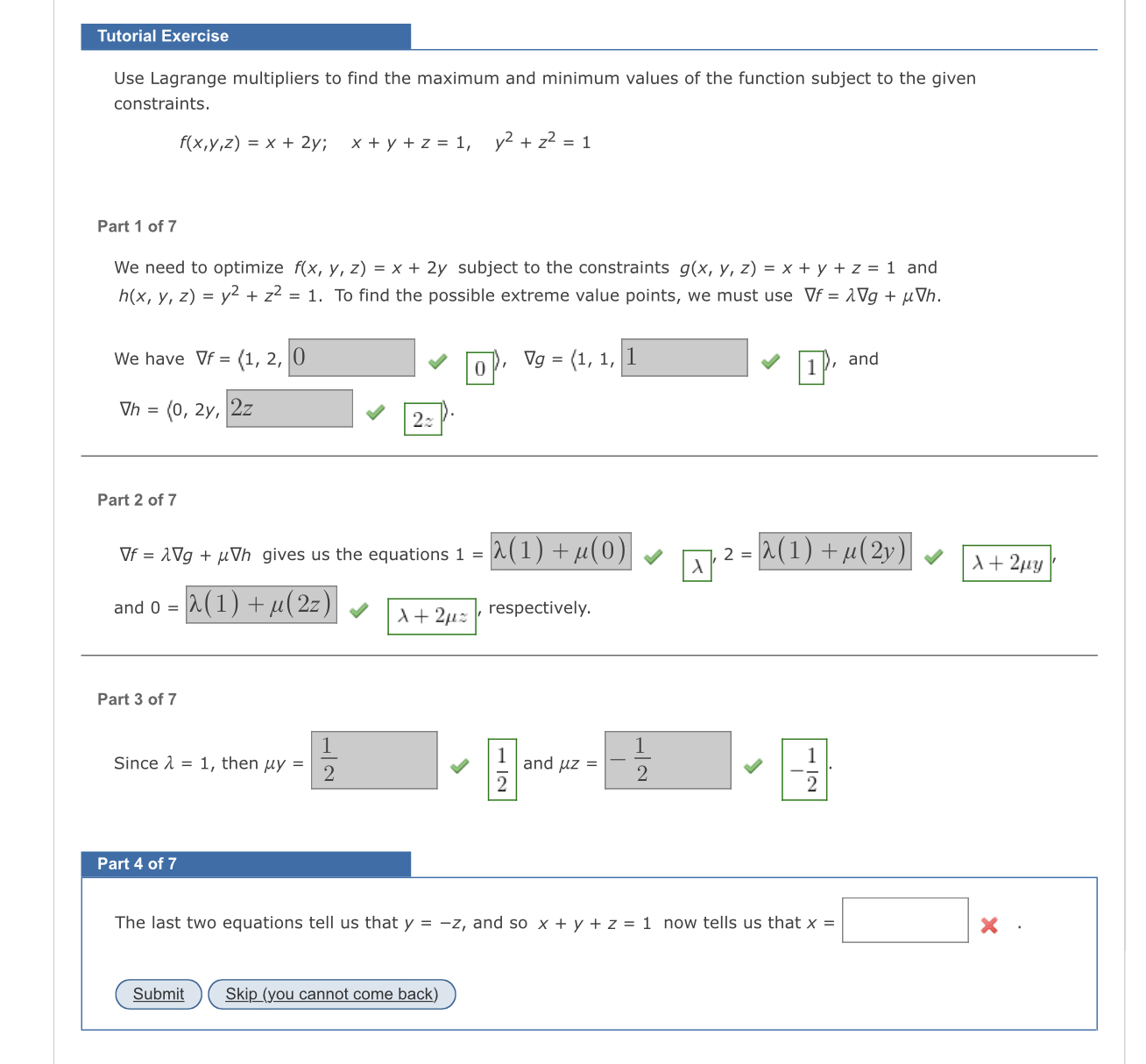 Solved Use Lagrange Multipliers To Find The Maximum And Chegg