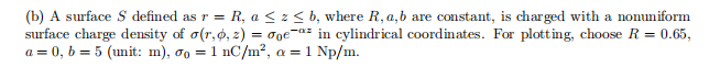 Solved Plz Use Matlab Plot The Electric Field Vector E In Chegg