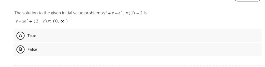 Solved The Solution To The Given Initial Value Problem Chegg