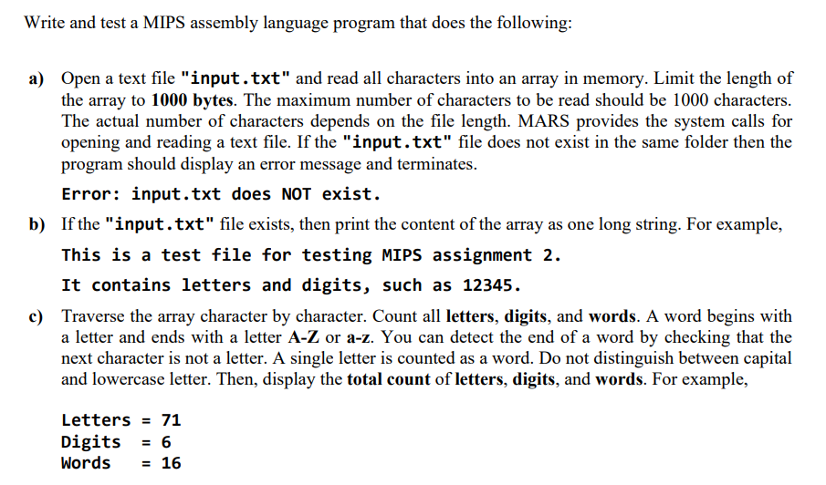 Solved Write And Test A MIPS Assembly Language Program That Chegg