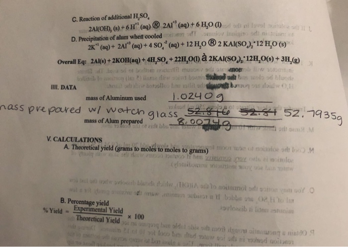 Solved 1 Calculate The Theoretical Yield Of Aspirin Based Chegg