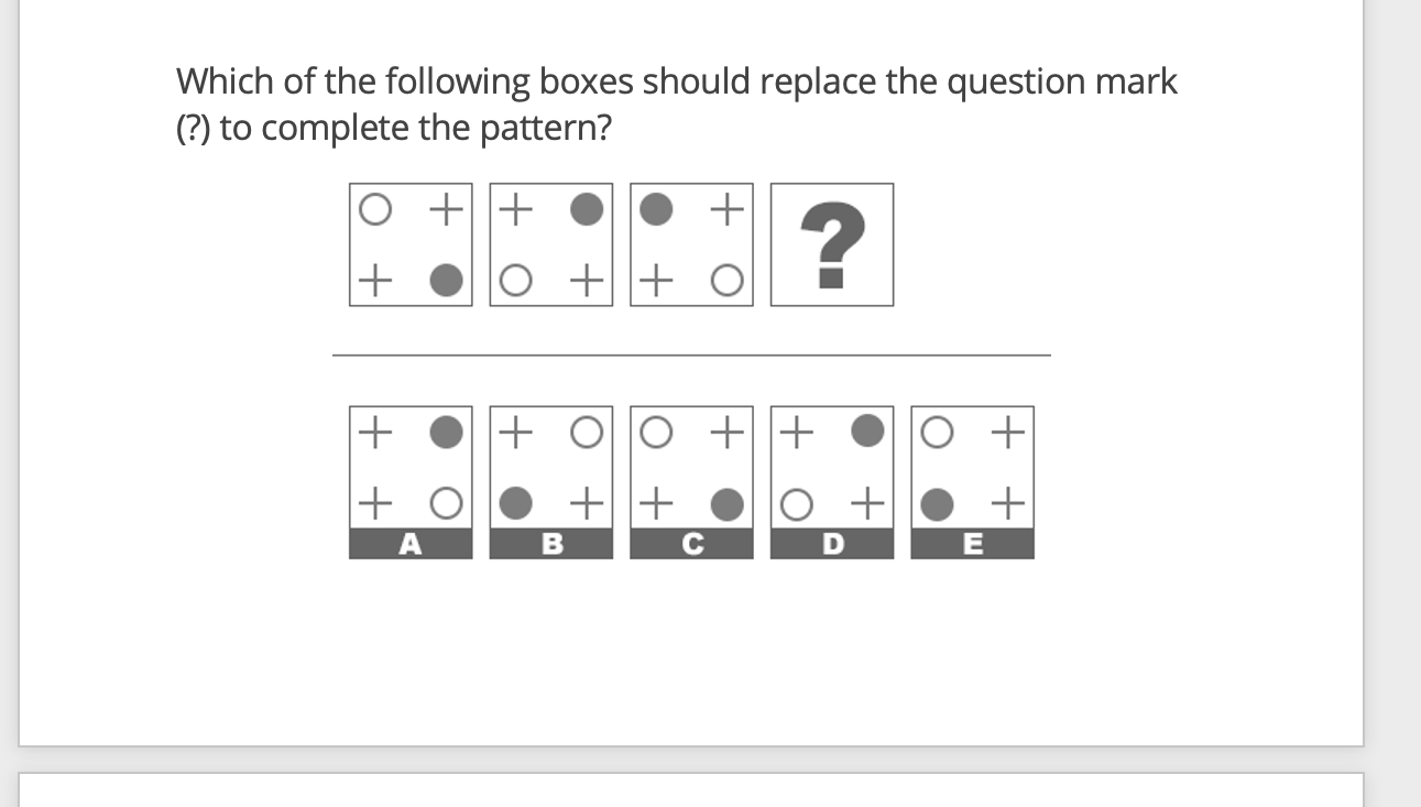 Solved Which Of The Following Boxes Should Replace The Chegg