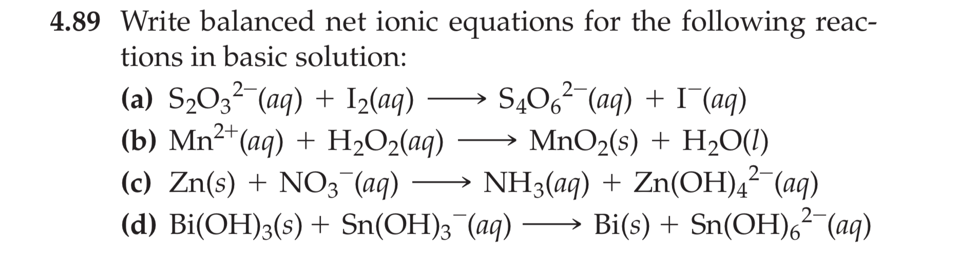 Solved 4 46 Predict Whether A Precipitation Reaction Will Chegg