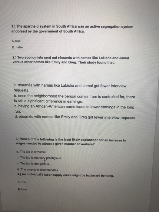 South Africa And Apartheid Assignment