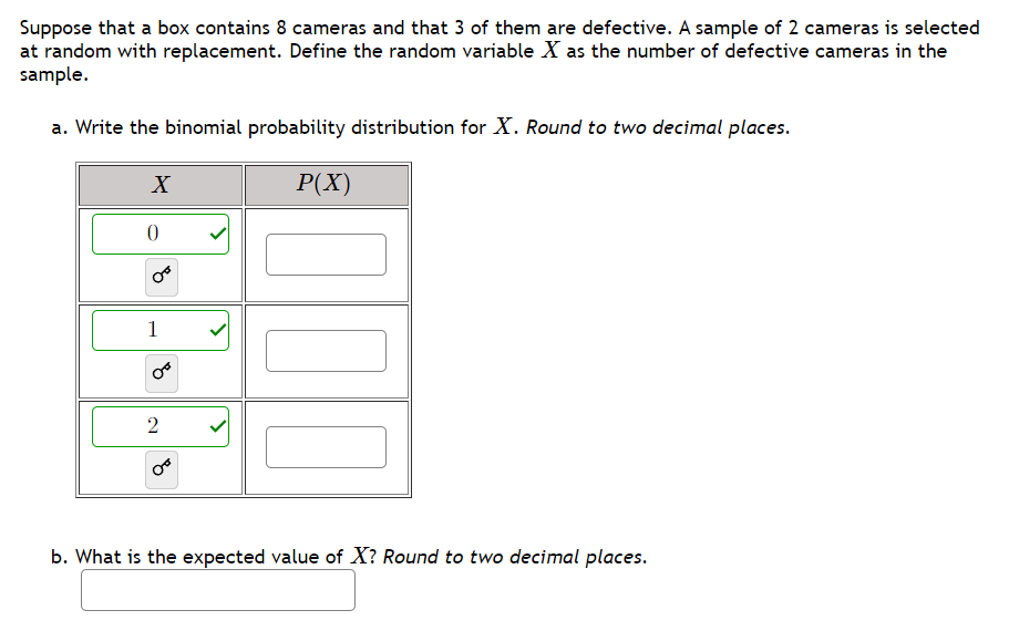 Solved Suppose That A Box Contains 8 Cameras And That 3 Of Chegg