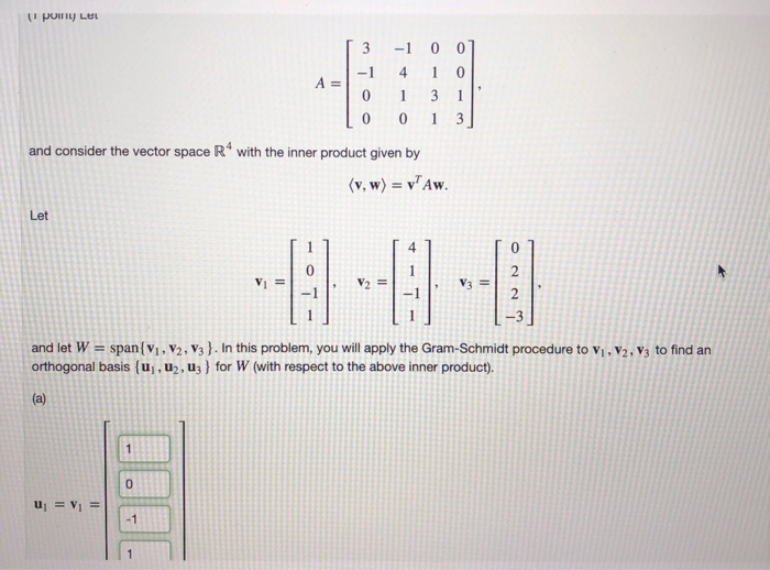 Solved And Consider The Vector Space R Chegg