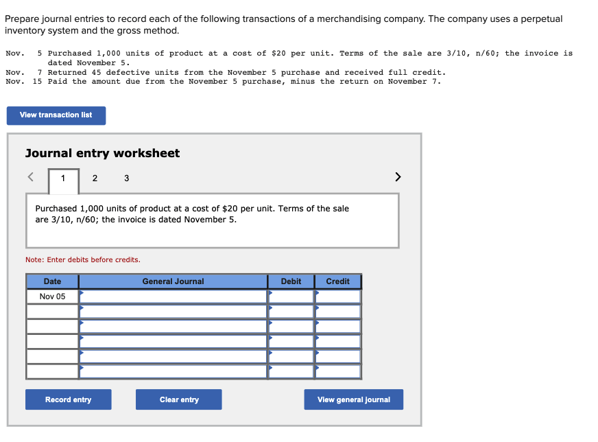 Solved Prepare Journal Entries To Record Each Of The Chegg