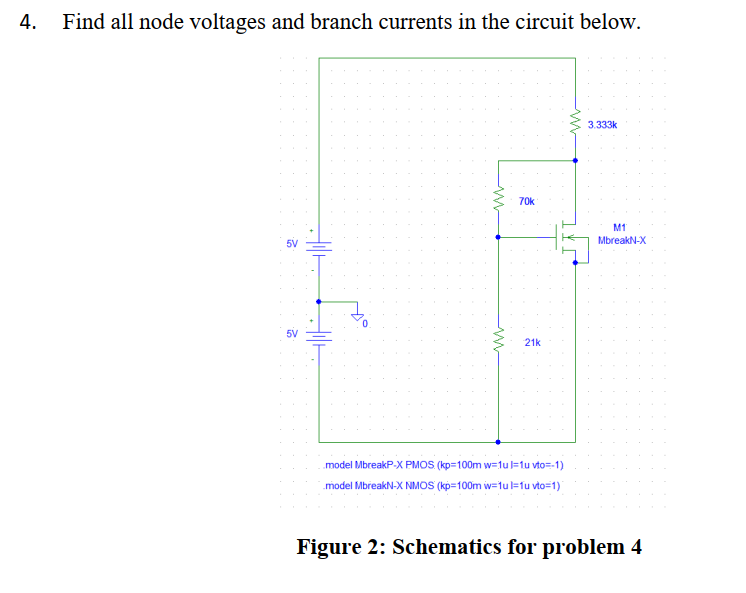 Solved Find All Node Voltages And Branch Currents In The Chegg