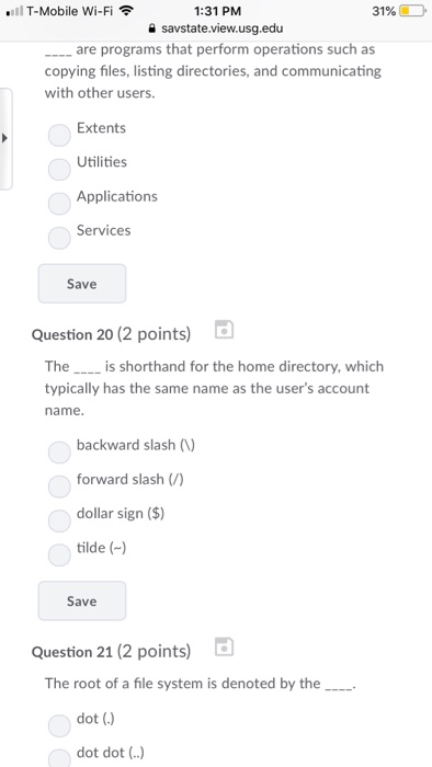 Solved T Mobile Wi Fi Pm Savstate View Usg Edu Chegg