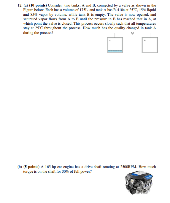 Solved A Points Consider Two Tanks A And B Chegg