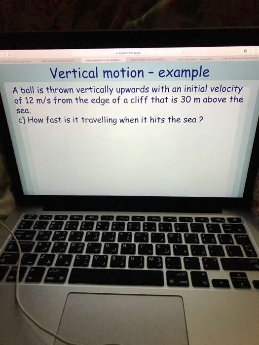 Solved A Ball Is Thrown Vertically Upwards With An Initia...