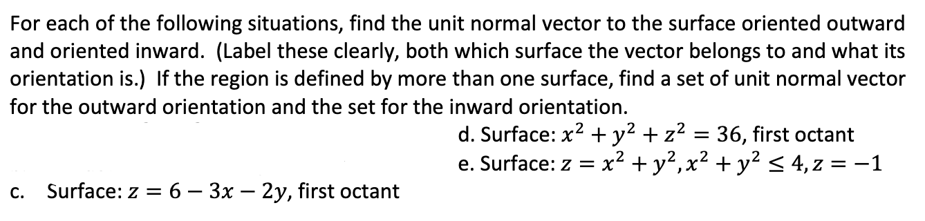 Solved For Each Of The Following Situations Find The Unit Chegg