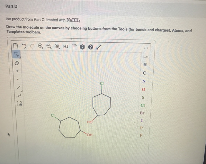 Solved Chlorocycloheptene Hg Oac In Ch Oh Draw The Chegg