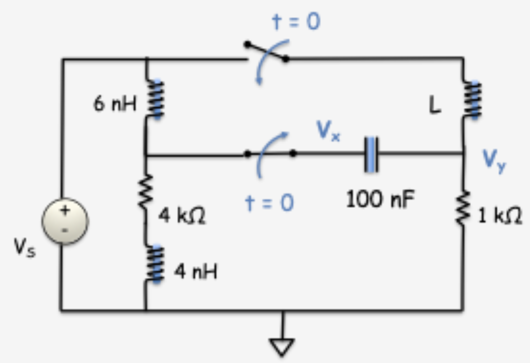 Solved The Capacitor In The Below Circuit Was Discharged Chegg