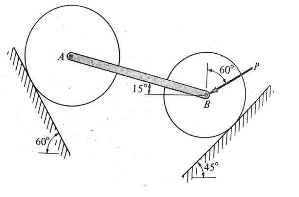 Solved Two Cylinders Are Connected By A Plank And Rest Over Chegg