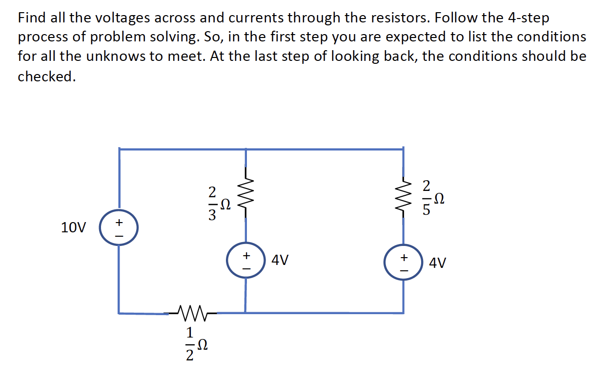 Solved Solve This Using Only Ohm S Law KVL KCL Avoid Chegg