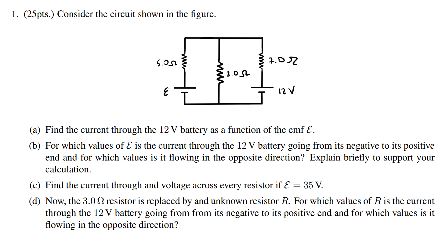 Pts Consider The Circuit Shown In The Figure Chegg