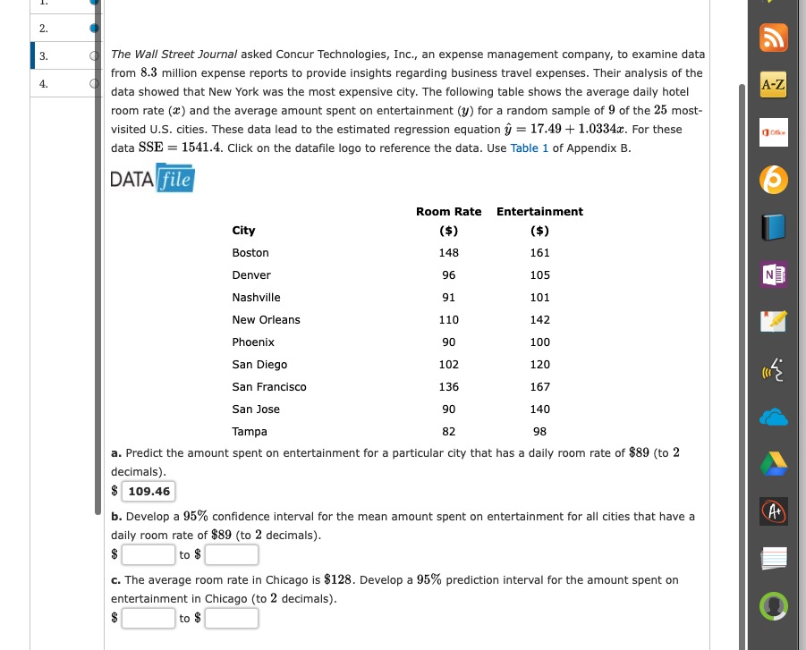 Solved The Wall Street Journal Asked Concur Chegg