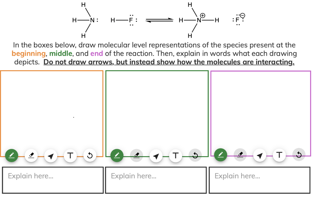 Solved Н H H N H H H H In the boxes below draw molecular Chegg