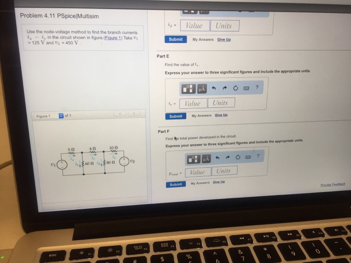 Solved Problem 4 11 PSpice Multisim Part A Use The Chegg