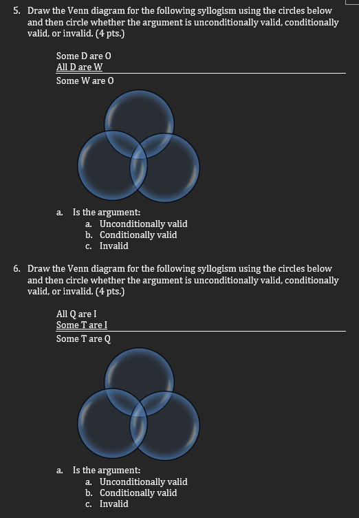 Syllogistic Form Venn Diagram Calculator Syllogism Reasoning