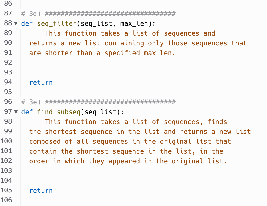 Solved Phyton Problem DNA RNA Protein Sequences Are Chegg