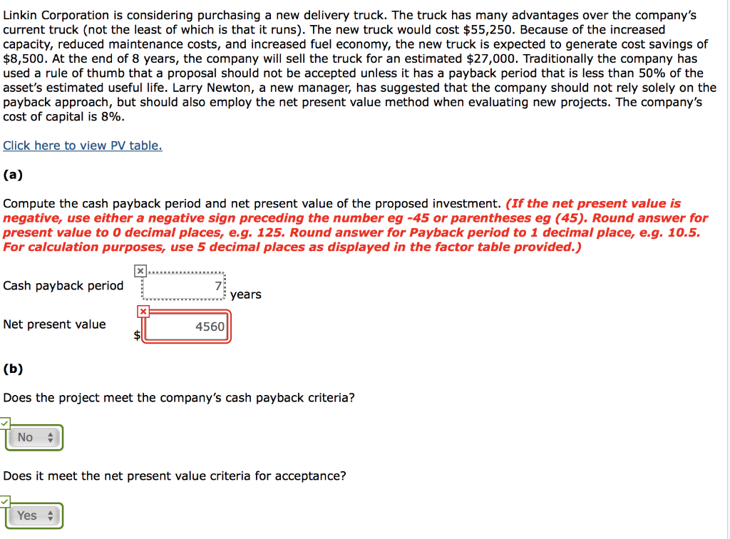 Solved Linkin Corporation Is Considering Purchasing A New Chegg