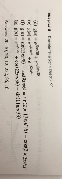 Solved Periodic Functions Find The Fundamental Period Of Chegg