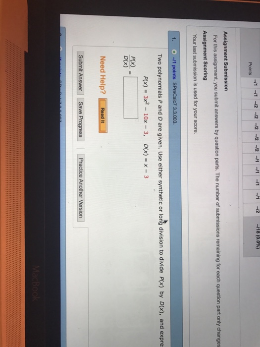 Solved Two Polynomials P And D Are Given Use Either Chegg