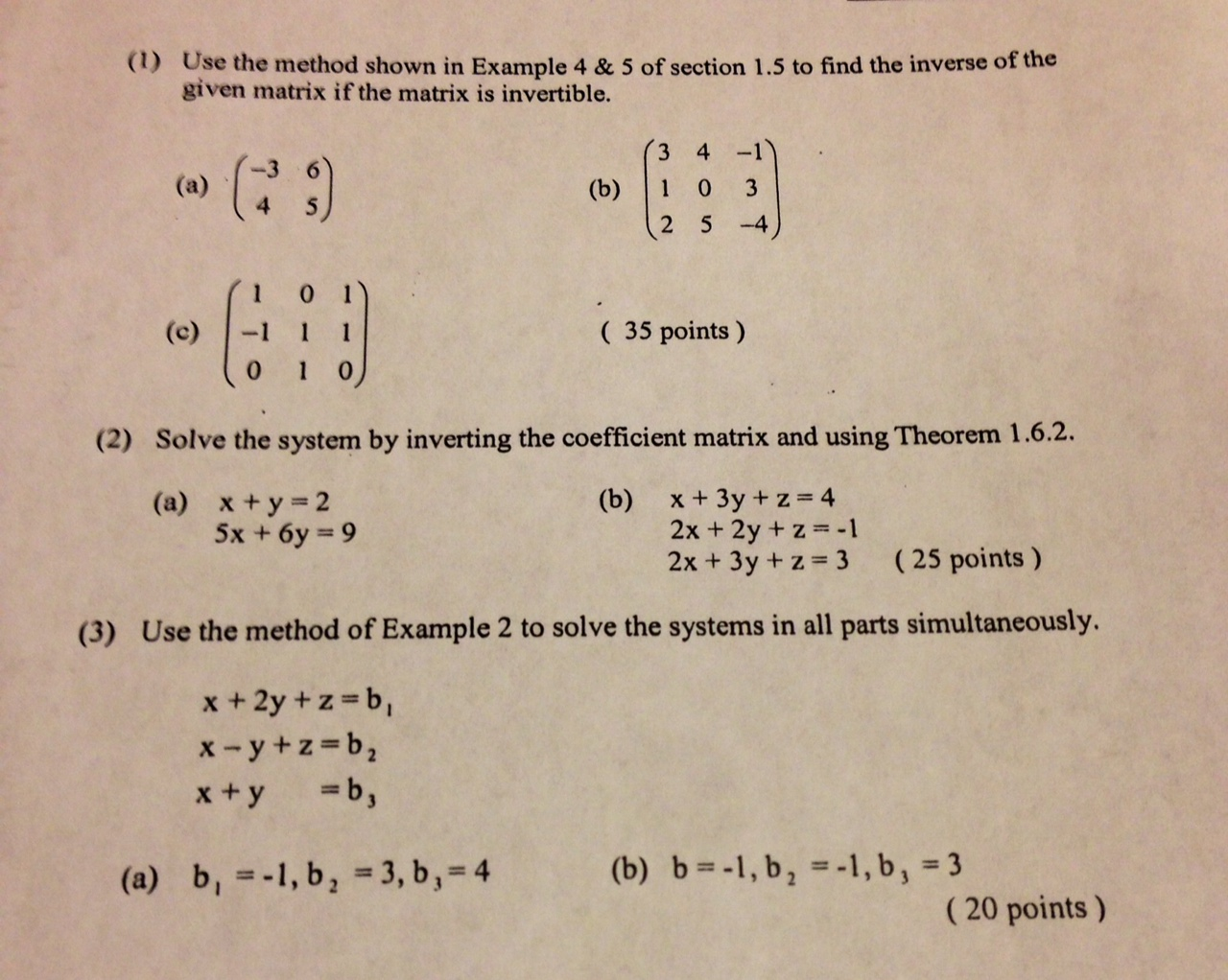 Algebra Homework Help