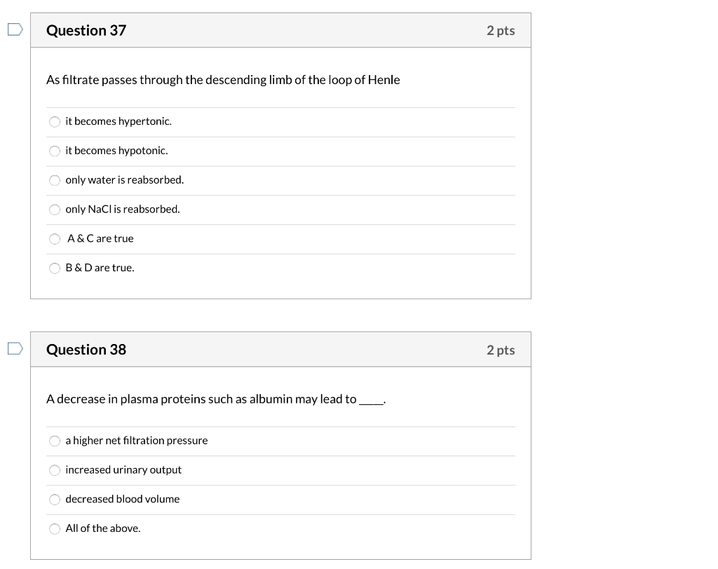 Solved Question Pts As Filtrate Passes Through The Chegg