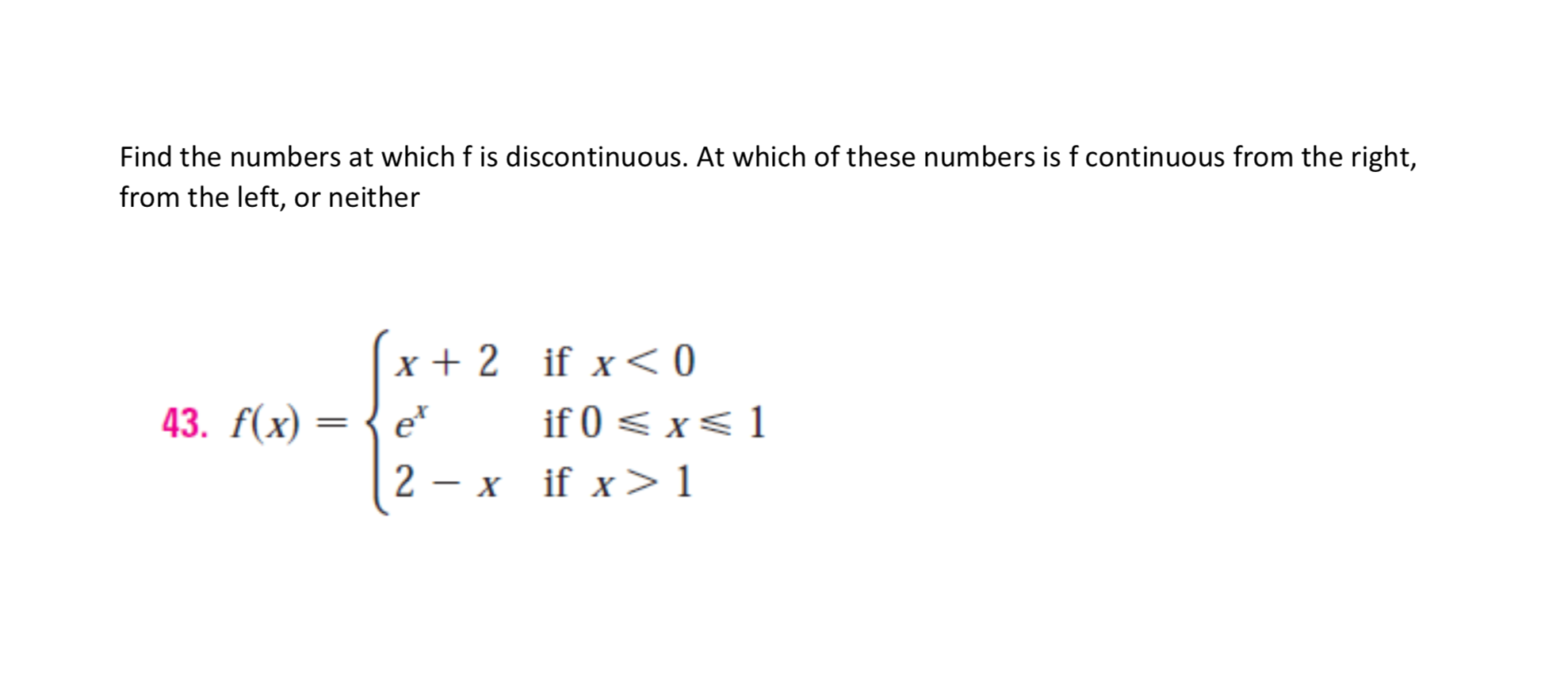 Solved Find The Numbers At Which F Is Discontinuous At Chegg