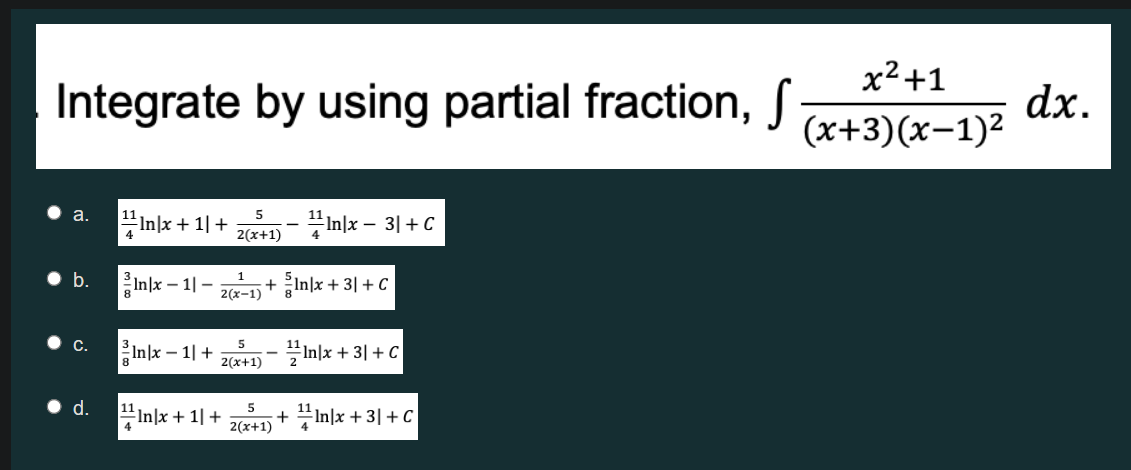 Solved Integrate The Given Function Using Integration By Chegg