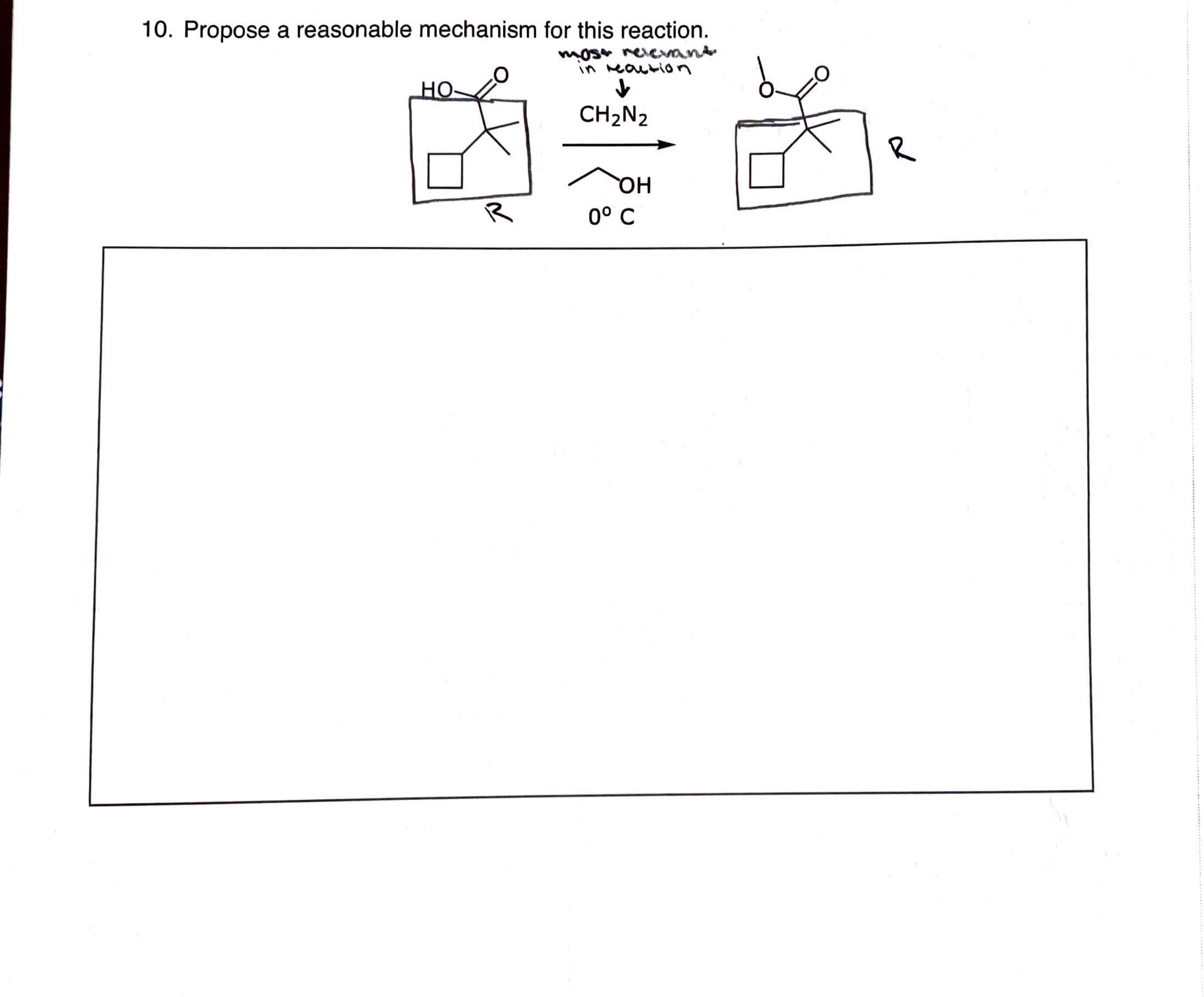 Solved Propose A Reasonable Mechanism For This Reaction Chegg